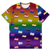 Many Pride Flags T-shirt