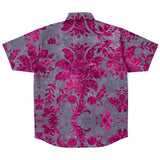 Embossed Lavender Velvet Button Down Shirt 4
