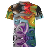 Unisex Pride Paint Strokes Cotton T-Shirt
