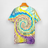 Lemonade Color Palette Tie Dye Cotton T-shirt