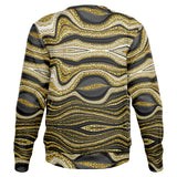 Gold Liquid Marble Sweatshirt