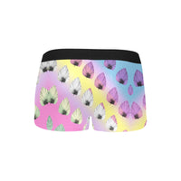 Leaf Pattern Boxer Briefs with Fly