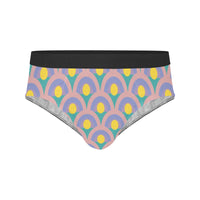 Rainbow Pattern Men's Mid Rise Briefs