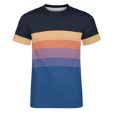 Color Palette Stripes Cotton T-shirt 18
