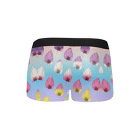 Leaf Pattern Boxer Briefs with Fly