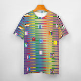 Mini Pride Flags Cotton T-Shirt