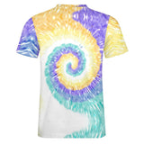Multi-color Palette Tie Dye Cotton T-shirt 30