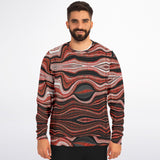 Ruby Liquid Marble Sweatshirt