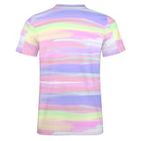 Unisex Gradient Paint Cotton T-Shirt