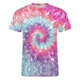 Multi-color Palette Tie Dye Cotton T-shirt 19