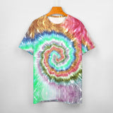 Multi-color Palette Tie Dye Cotton T-shirt 12