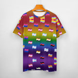 Mini Pride Flags Cotton T-Shirt t-shirt