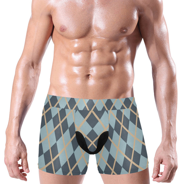 Argyle Men's Elephant Pouch Boxer Briefs