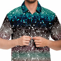 Mosaic Color Palette Button Down Shirt