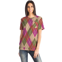 Color Palette Argyle Pocket T-shirt