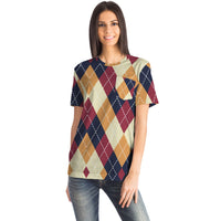 Color Palette Argyle Pocket T-shirt