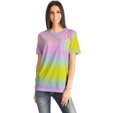 Iridescent Gradient Pocket T-Shirt