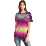 Iridescent Gradient Pocket T-shirt