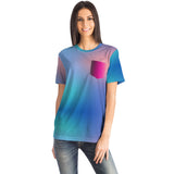 Psychedelic Gradient Pocket T-shirt