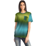 Green Gradient Pocket T-shirt