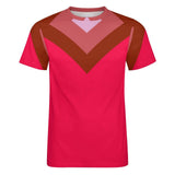 Pride V-neck Illusion Cotton T-Shirt 4