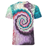 Multi-color Palette Tie Dye Cotton T-shirt