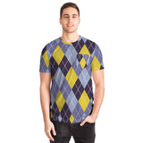 Color Palette Argyle Pocket T-shirt