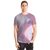 Psychedelic Gradient Pocket T-shirt