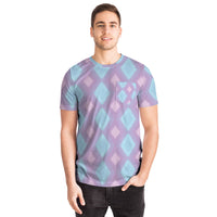 Psychedelic Gradient Pocket T-Shirt