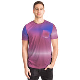 Iridescent Gradient Pocket T-Shirt