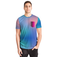 Psychedelic Gradient Pocket T-shirt