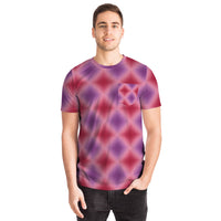 Psychedelic Gradient Pocket T-Shirt