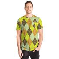 Color Palette Argyle Pocket T-shirt