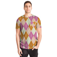 Color Palette Argyle Pocket T-shirt