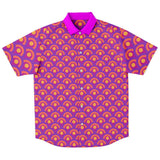 Pink Multicolor Pattern Button Down