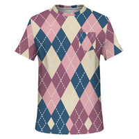 Color Palette Argyle Pocket T-shirt