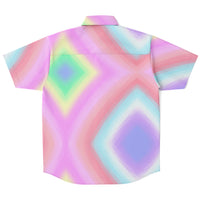 Psychedelic Gradient Button Down Shirt