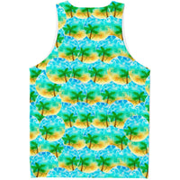 Neon Tropical pattern tank