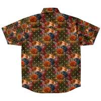 Autumn Floral Pattern Button Down