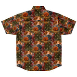 Autumn Floral Pattern Button Down