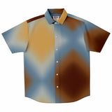 Psychedelic Gradient  Button Down Shirt