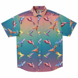 Gradient Humming Bird Button Down