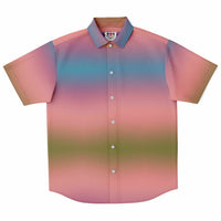 Iridescent Gradient Button Down Shirt