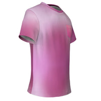 Pink Gradient Pocket T-shirt