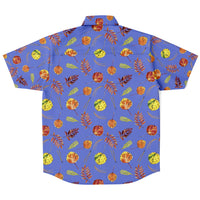 Autumn Leaf Pattern Button Down