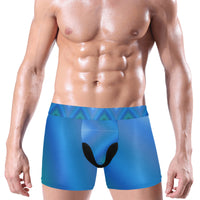 Dark Blue Fade Elephant Pouch Boxer Briefs