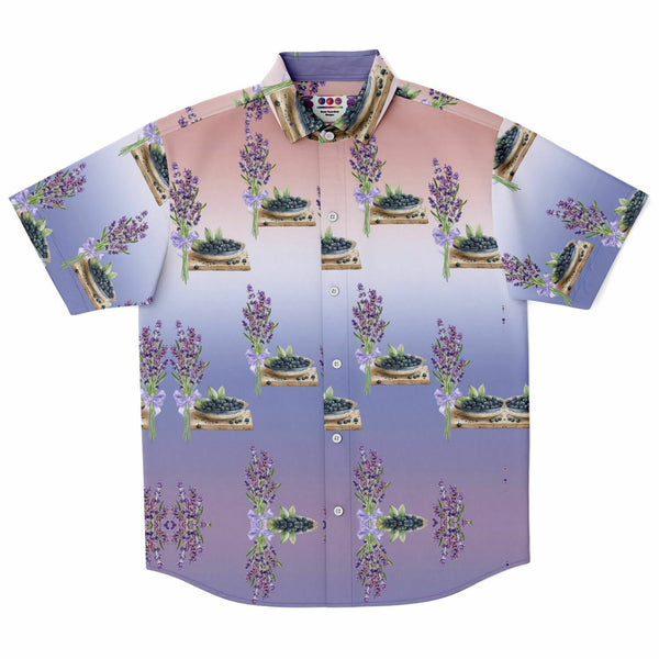 Lavender Blueberry Button Down Shirt – Oscar Guardiola Designs