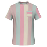 Color Palette Stripe Pocket T-shirt