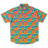 Hawaiian Flower Pattern Button Down