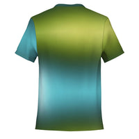 Green Gradient Pocket T-shirt